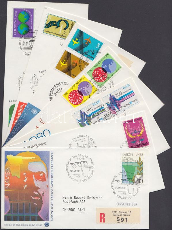 Lot 6011 - United Nations (UN) - Geneva Philately and postal history World - United Nations (UN) - Geneva -  Darabanth Co Ltd Online auction of stamps, postcards and other collectibles #287 