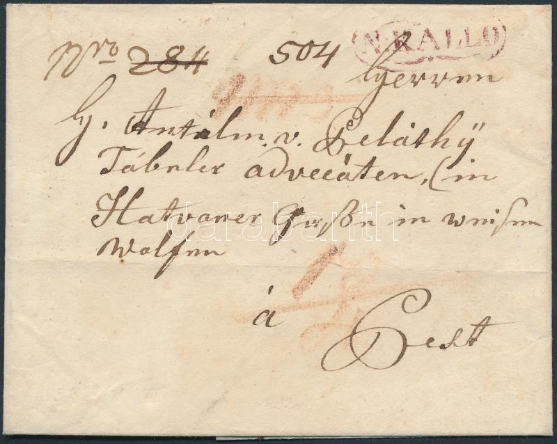 Lot 80 - Hungary philately and postal history hungary - prephilatelic covers -  Darabanth Co Ltd Major Auction of stamps, postcards and other collectibles #26 