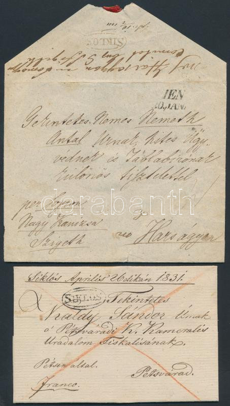 Lot 77 - Hungary philately and postal history hungary - prephilatelic covers -  Darabanth Co Ltd Major Auction of stamps, postcards and other collectibles #26 