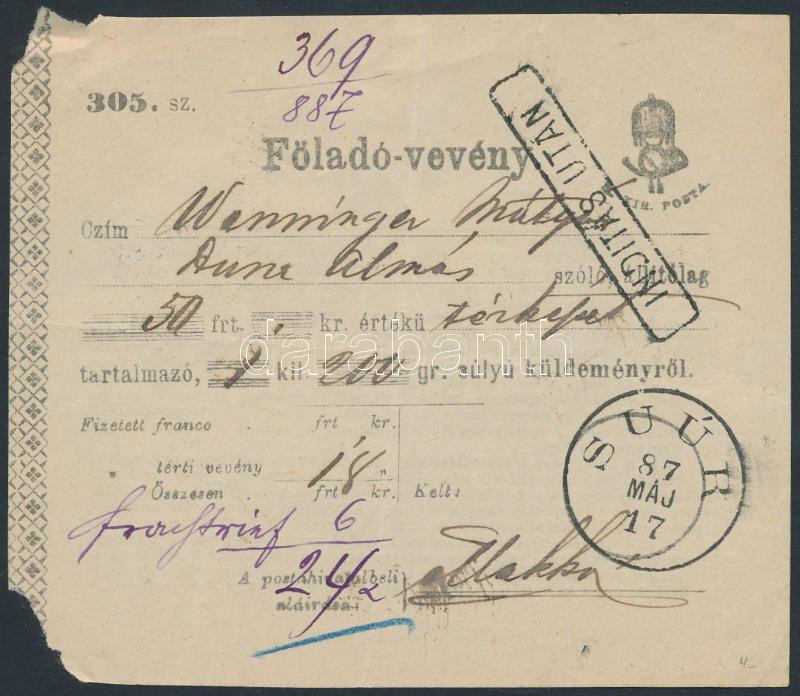 Lot 411 - Hungary Hungarian covers at a very low starting price - Darabanth Co Ltd Online auction of stamps, postcards and other collectibles #287 Lot 411 - Hungary Hungarian covers at a very low starting price - Darabanth Co Ltd Online auction of stamps, postcards and other collectibles #287