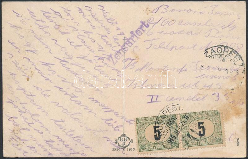 Lot 3425 - Hungary philately and postal history hungary - austro-hungarian fieldpost w.w.i. - Darabanth Co Ltd Stamps, Coins and Postcards Mail Auction #283 Lot 3425 - Hungary philately and postal history hungary - austro-hungarian fieldpost w.w.i. - Darabanth Co Ltd Stamps, Coins and Postcards Mail Auction #283