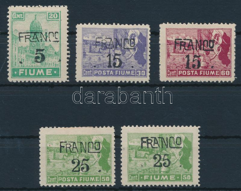 Lot 5337 - Fiume philately and postal history world - fiume -  Darabanth Co Ltd Online auction of stamps, postcards and other collectibles #286 