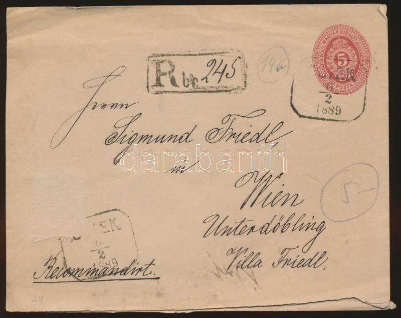 Lot 616 - Hungary Hungarian covers at a very low starting price -  Darabanth Co Ltd Stamps, Coins and Postcards Mail Auction #283