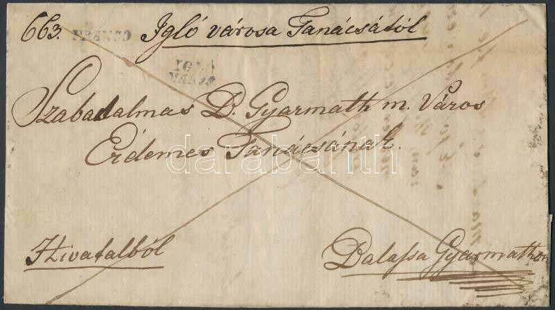 Lot 173 - Hungary philately and postal history hungary - prephilatelic covers -  Darabanth Co Ltd Major Auction of stamps, postcards and other collectibles #26 