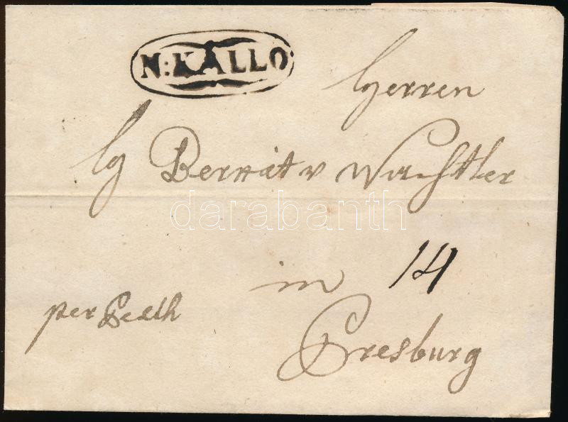 Lot 92 - Hungary philately and postal history hungary - prephilatelic covers -  Darabanth Co Ltd Major Auction of stamps, postcards and other collectibles #26 