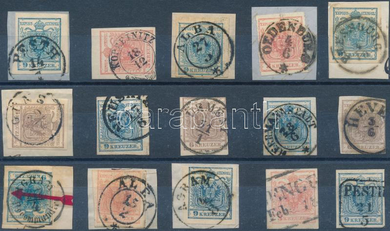 Lot 664 - Austria / Hungary philately and postal history hungary - the 1850 issue -  Darabanth Co Ltd Major Auction of stamps, postcards and other collectibles #26 