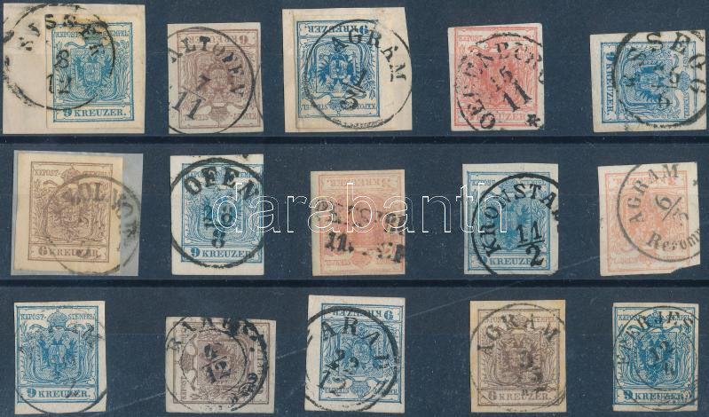 Lot 662 - Austria / Hungary philately and postal history hungary - the 1850 issue -  Darabanth Co Ltd Major Auction of stamps, postcards and other collectibles #26 