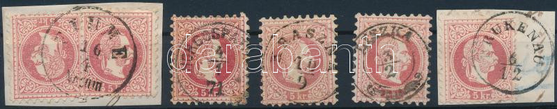 Lot 579 - Austria / Hungary Philately and postal history Hungary - Nice cancellations from a collection 1850-1867 Part 1 -  Darabanth Co Ltd Major Auction of stamps, postcards and other collectibles #26 