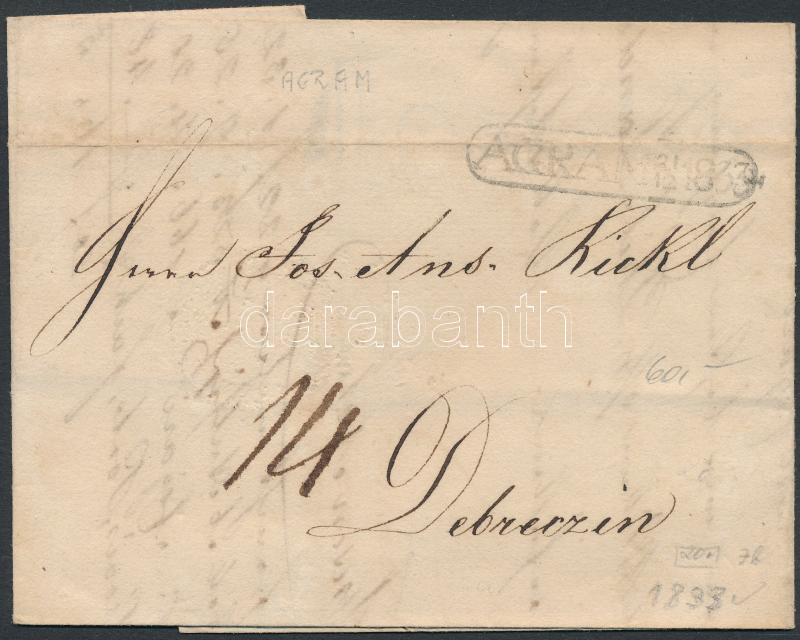 Lot 90 - Hungary philately and postal history hungary - prephilatelic covers -  Darabanth Co Ltd Major Auction of stamps, postcards and other collectibles #26 