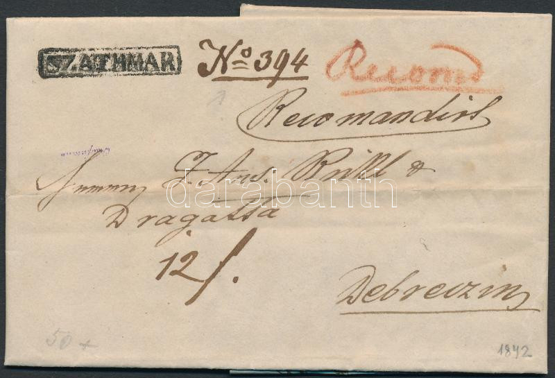 Lot 147 - Hungary philately and postal history hungary - prephilatelic covers -  Darabanth Co Ltd Major Auction of stamps, postcards and other collectibles #26 
