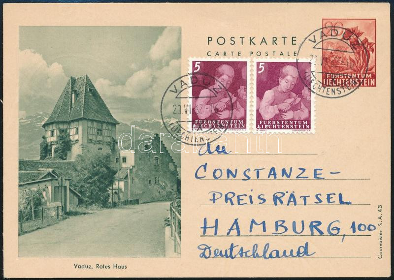 Lot 7066 - Liechtenstein philately and postal history world - liechtenstein -  Darabanth Co Ltd Stamps, Coins and Postcards Mail Auction #284