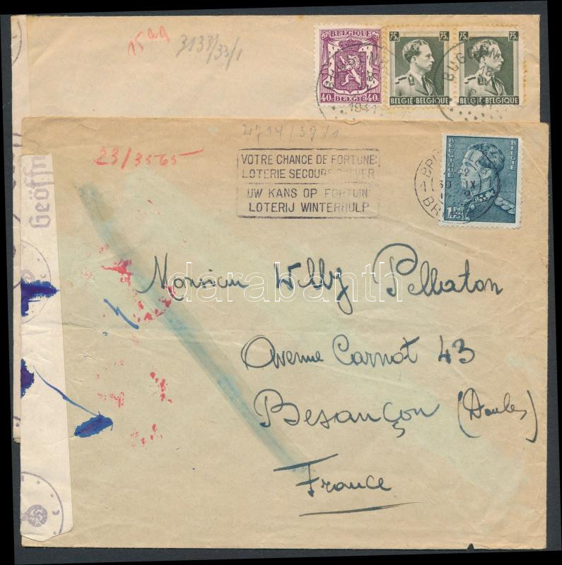 Lot 6293 - Belgium Philately and postal history world - Belgium - Darabanth Co Ltd Stamps, Coins and Postcards Mail Auction #284 Lot 6293 - Belgium Philately and postal history world - Belgium - Darabanth Co Ltd Stamps, Coins and Postcards Mail Auction #284