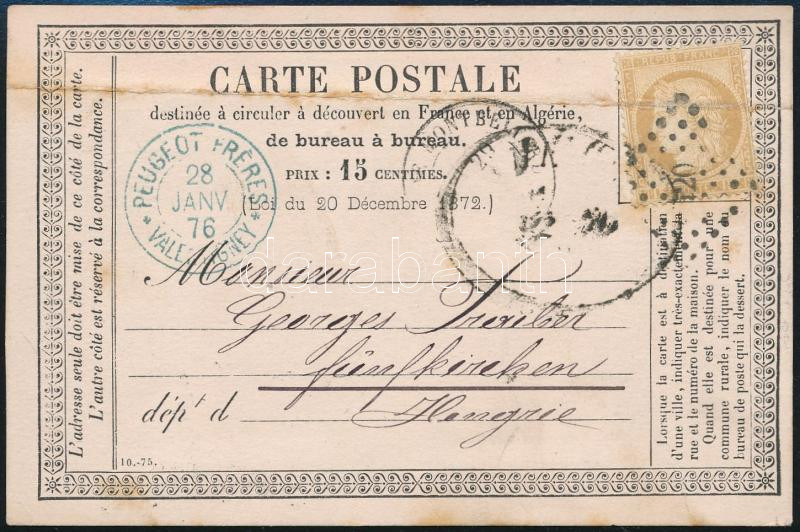 Lot 6620 - France philately and postal history world - france - Darabanth Co Ltd Stamps, Coins and Postcards Mail Auction #284 Lot 6620 - France philately and postal history world - france - Darabanth Co Ltd Stamps, Coins and Postcards Mail Auction #284