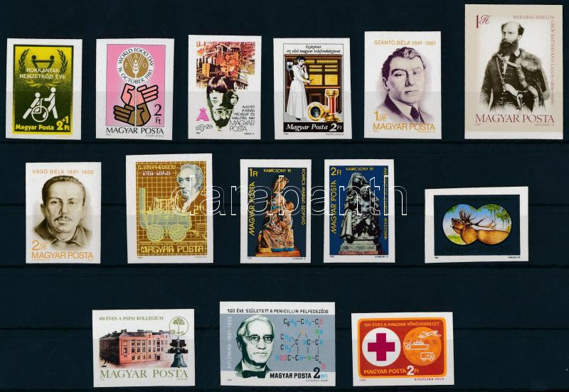Lot 181 - Hungary Imperforate sets, blocks at a very low starting price - Darabanth Co Ltd Stamps, Coins and Postcards Mail Auction #284 Lot 181 - Hungary Imperforate sets, blocks at a very low starting price - Darabanth Co Ltd Stamps, Coins and Postcards Mail Auction #284