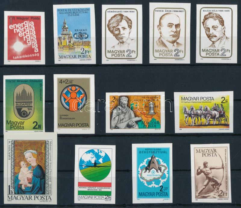 Lot 229 - Hungary Imperforate sets, blocks at a very low starting price - Darabanth Co Ltd Stamps, Coins and Postcards Mail Auction #284 Lot 229 - Hungary Imperforate sets, blocks at a very low starting price - Darabanth Co Ltd Stamps, Coins and Postcards Mail Auction #284