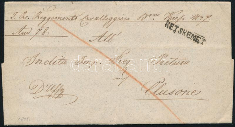 Lot 171 - Hungary philately and postal history hungary - prephilatelic covers -  Darabanth Co Ltd Major Auction of stamps, postcards and other collectibles #26 