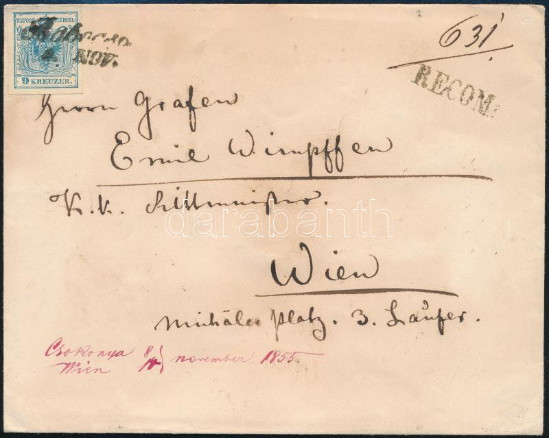Lot 737 - Austria / Hungary philately and postal history hungary - the 1850 issue - Darabanth Co Ltd Major Auction of stamps, postcards and other collectibles #26 Lot 737 - Austria / Hungary philately and postal history hungary - the 1850 issue - Darabanth Co Ltd Major Auction of stamps, postcards and other collectibles #26