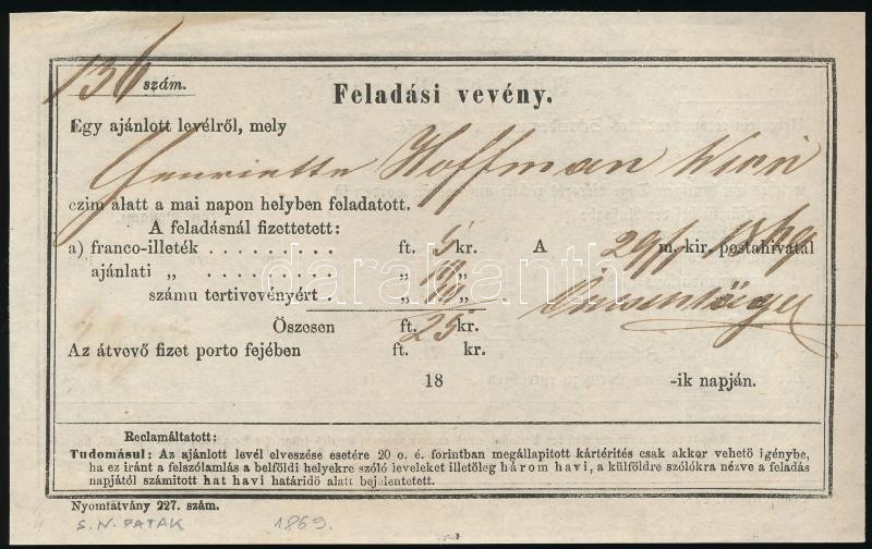 Lot 423 - Hungary Hungarian covers at a very low starting price -  Darabanth Co Ltd Stamps, Coins and Postcards Mail Auction #284