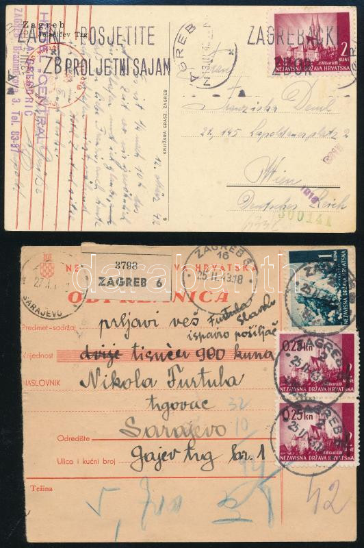 Lot 6703 - Croatia Philately and postal history world - Croatia - Darabanth Co Ltd Stamps, Coins and Postcards Mail Auction #284 Lot 6703 - Croatia Philately and postal history world - Croatia - Darabanth Co Ltd Stamps, Coins and Postcards Mail Auction #284