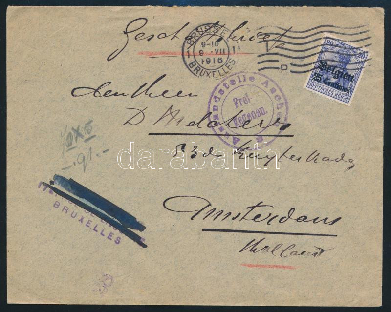 Lot 7675 - german world war i occupations Single covers from all over the world - German Occupation WWI - Darabanth Co Ltd Major Auction of stamps, postcards and other collectibles #26 Lot 7675 - german world war i occupations Single covers from all over the world - German Occupation WWI - Darabanth Co Ltd Major Auction of stamps, postcards and other collectibles #26