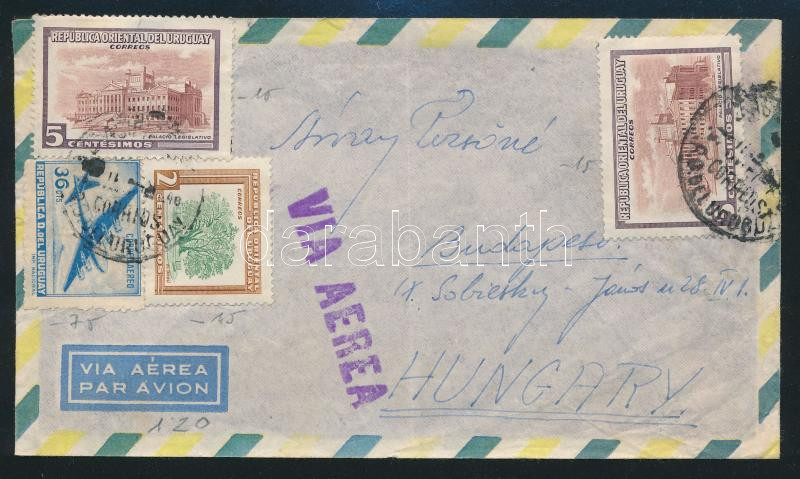 Lot 8059 - Uruguay Single covers from all over the world - Uruguay -  Darabanth Co Ltd Major Auction of stamps, postcards and other collectibles #26 