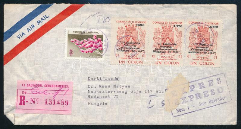 Lot 7262 - el salvador Single covers from all over the world - El Salvador -  Darabanth Co Ltd Major Auction of stamps, postcards and other collectibles #26 