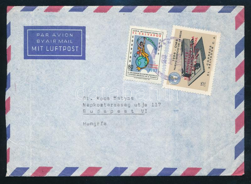 Lot 7265 - el salvador Single covers from all over the world - El Salvador -  Darabanth Co Ltd Major Auction of stamps, postcards and other collectibles #26 