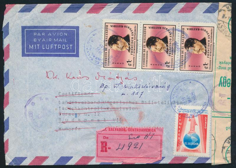 Lot 7266 - el salvador Single covers from all over the world - El Salvador -  Darabanth Co Ltd Major Auction of stamps, postcards and other collectibles #26 