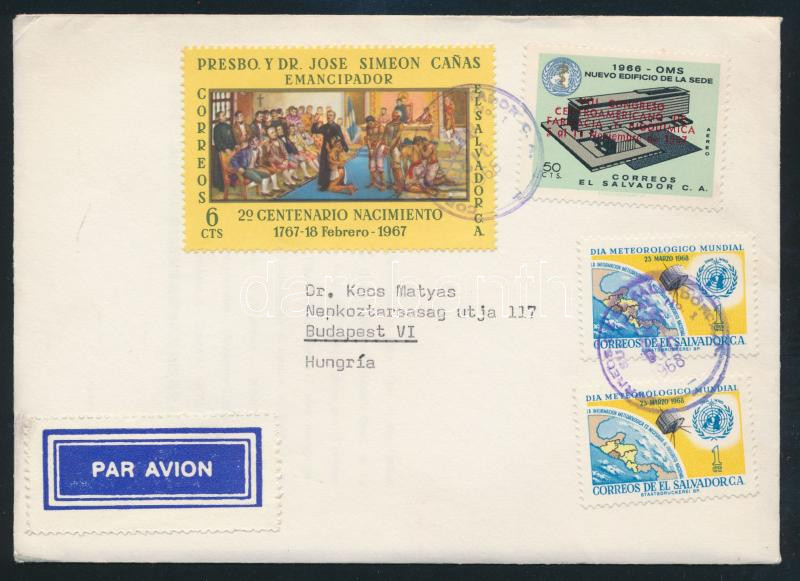 Lot 7267 - el salvador Single covers from all over the world - El Salvador -  Darabanth Co Ltd Major Auction of stamps, postcards and other collectibles #26 