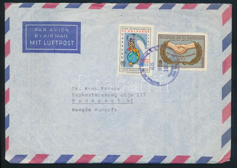 Lot 7260 - el salvador Single covers from all over the world - El Salvador -  Darabanth Co Ltd Major Auction of stamps, postcards and other collectibles #26 