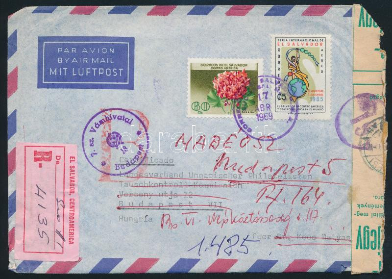 Lot 7269 - el salvador Single covers from all over the world - El Salvador -  Darabanth Co Ltd Major Auction of stamps, postcards and other collectibles #26 