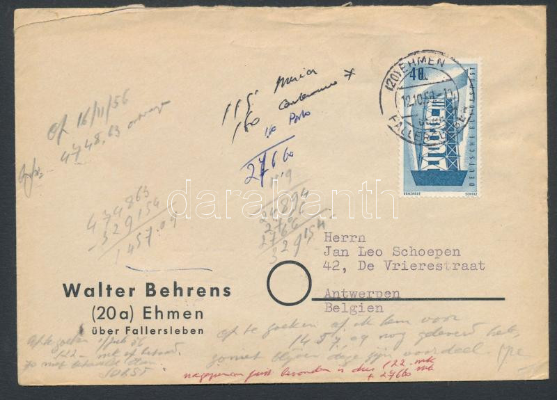 Lot 7720 - FRG Single covers from all over the world - FRG - Darabanth Co Ltd Major Auction of stamps, postcards and other collectibles #26 Lot 7720 - FRG Single covers from all over the world - FRG - Darabanth Co Ltd Major Auction of stamps, postcards and other collectibles #26