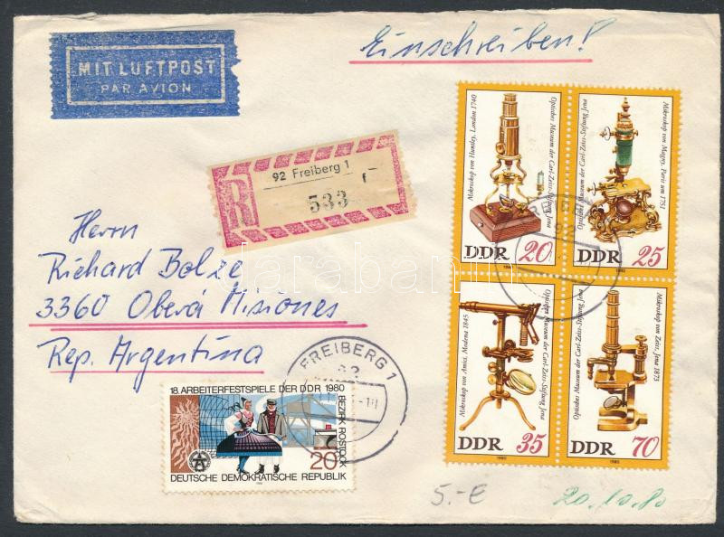 Lot 7702 - GDR Single covers from all over the world - GDR -  Darabanth Co Ltd Major Auction of stamps, postcards and other collectibles #26 