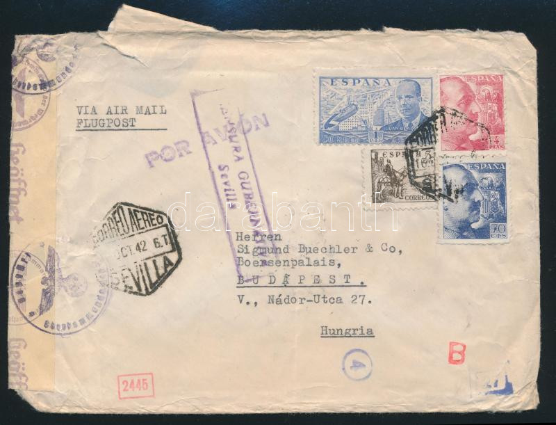 Lot 7939 - Spain Single covers from all over the world - Spain - Darabanth Co Ltd Major Auction of stamps, postcards and other collectibles #26 Lot 7939 - Spain Single covers from all over the world - Spain - Darabanth Co Ltd Major Auction of stamps, postcards and other collectibles #26