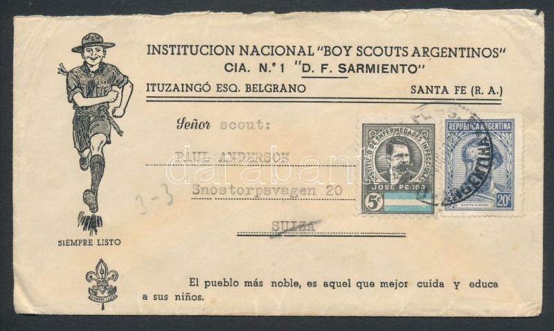 Lot 6928 - Argentina Single covers from all over the world - Argentina -  Darabanth Co Ltd Major Auction of stamps, postcards and other collectibles #26 