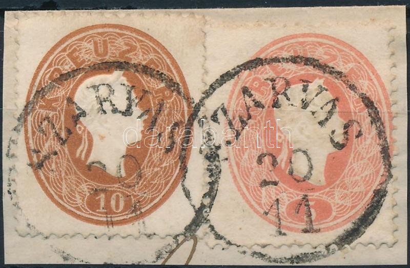 Lot 470 - Austria / Hungary Philately and postal history Hungary - Nice cancellations from a collection 1850-1867 Part 1 - Darabanth Co Ltd Major Auction of stamps, postcards and other collectibles #26 Lot 470 - Austria / Hungary Philately and postal history Hungary - Nice cancellations from a collection 1850-1867 Part 1 - Darabanth Co Ltd Major Auction of stamps, postcards and other collectibles #26