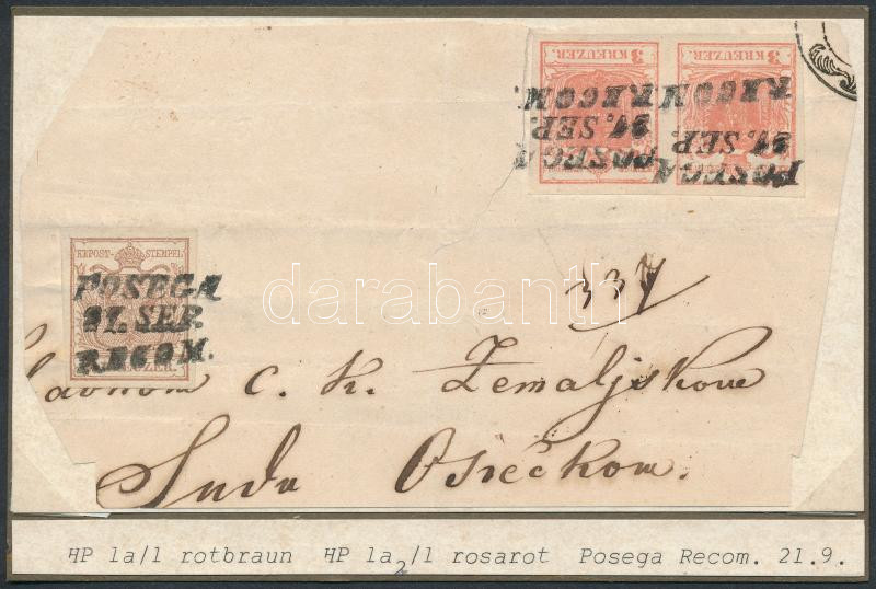 Lot 665 - Austria / Hungary philately and postal history hungary - the 1850 issue -  Darabanth Co Ltd Major Auction of stamps, postcards and other collectibles #26 