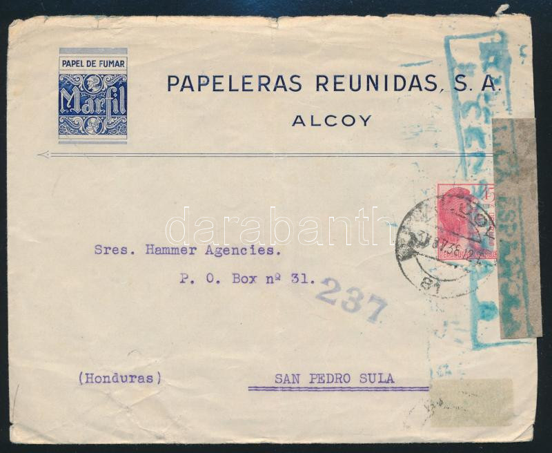 Lot 7934 - Spain Single covers from all over the world - Spain - Darabanth Co Ltd Major Auction of stamps, postcards and other collectibles #26 Lot 7934 - Spain Single covers from all over the world - Spain - Darabanth Co Ltd Major Auction of stamps, postcards and other collectibles #26