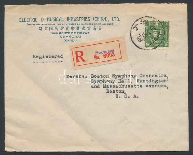 Lot 7444 - China Single covers from all over the world - China -  Darabanth Co Ltd Major Auction of stamps, postcards and other collectibles #26 