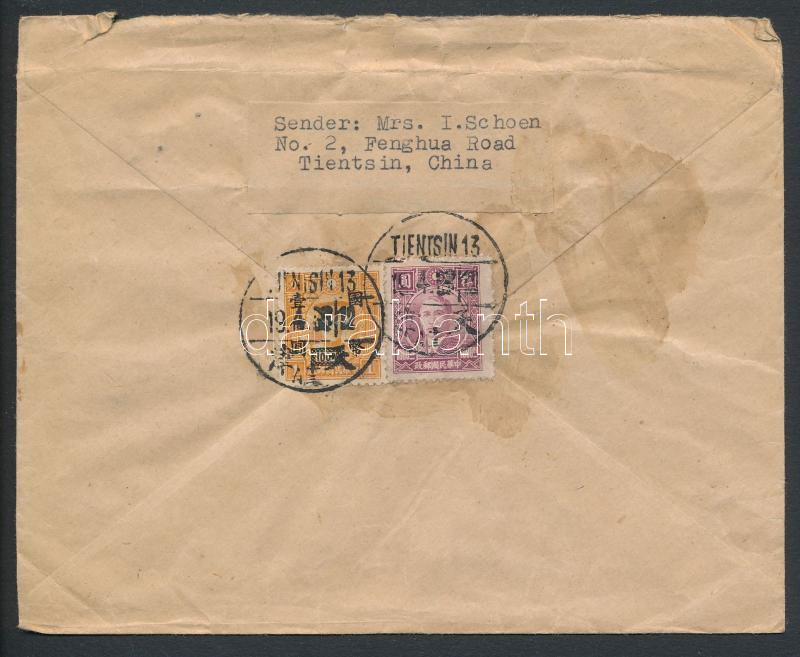 Lot 7452 - China Single covers from all over the world - China -  Darabanth Co Ltd Major Auction of stamps, postcards and other collectibles #26 