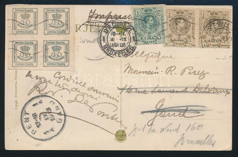 Lot 7930 - Spain Single covers from all over the world - Spain - Darabanth Co Ltd Major Auction of stamps, postcards and other collectibles #26 Lot 7930 - Spain Single covers from all over the world - Spain - Darabanth Co Ltd Major Auction of stamps, postcards and other collectibles #26