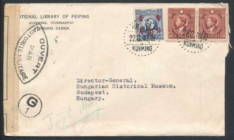 Lot 7450 - China Single covers from all over the world - China -  Darabanth Co Ltd Major Auction of stamps, postcards and other collectibles #26 