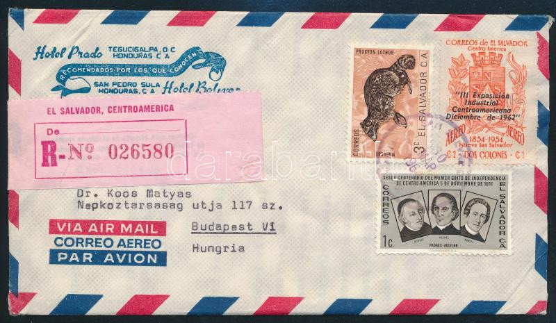 Lot 7259 - el salvador Single covers from all over the world - El Salvador -  Darabanth Co Ltd Major Auction of stamps, postcards and other collectibles #26 