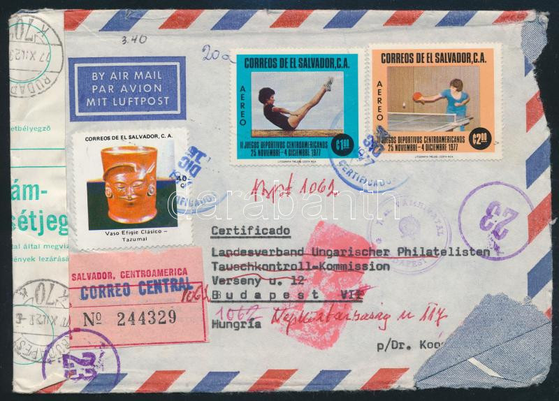 Lot 7271 - el salvador Single covers from all over the world - El Salvador -  Darabanth Co Ltd Major Auction of stamps, postcards and other collectibles #26 