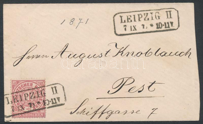 Lot 7587 - German States - Norddeutscher Bund Single covers from all over the world - German States - Norddeutscher Bund -  Darabanth Co Ltd Major Auction of stamps, postcards and other collectibles #26 