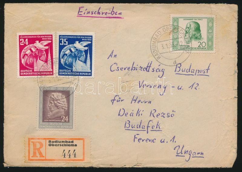 Lot 7697 - GDR Single covers from all over the world - GDR -  Darabanth Co Ltd Major Auction of stamps, postcards and other collectibles #26 