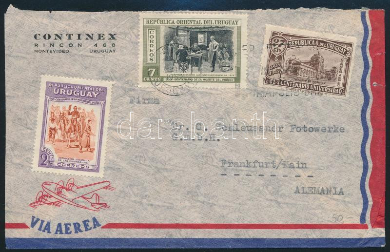 Lot 8069 - Uruguay Single covers from all over the world - Uruguay -  Darabanth Co Ltd Major Auction of stamps, postcards and other collectibles #26 