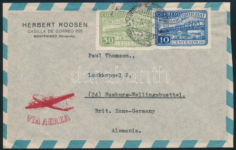 Lot 8067 - Uruguay Single covers from all over the world - Uruguay -  Darabanth Co Ltd Major Auction of stamps, postcards and other collectibles #26 