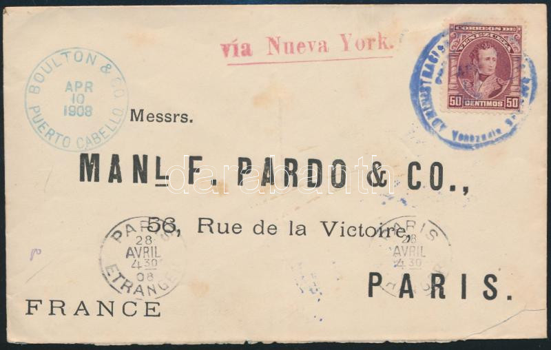 Lot 8079 - Venezuela Single covers from all over the world - Venezuela - Darabanth Co Ltd Major Auction of stamps, postcards and other collectibles #26 Lot 8079 - Venezuela Single covers from all over the world - Venezuela - Darabanth Co Ltd Major Auction of stamps, postcards and other collectibles #26
