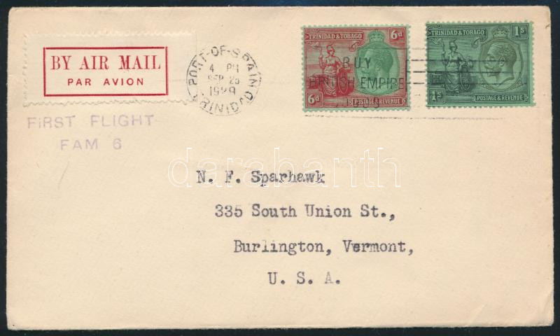 Lot 8051 - trinidad and tobago Single covers from all over the world - Trinidad and Tobago - Darabanth Co Ltd Major Auction of stamps, postcards and other collectibles #26 Lot 8051 - trinidad and tobago Single covers from all over the world - Trinidad and Tobago - Darabanth Co Ltd Major Auction of stamps, postcards and other collectibles #26